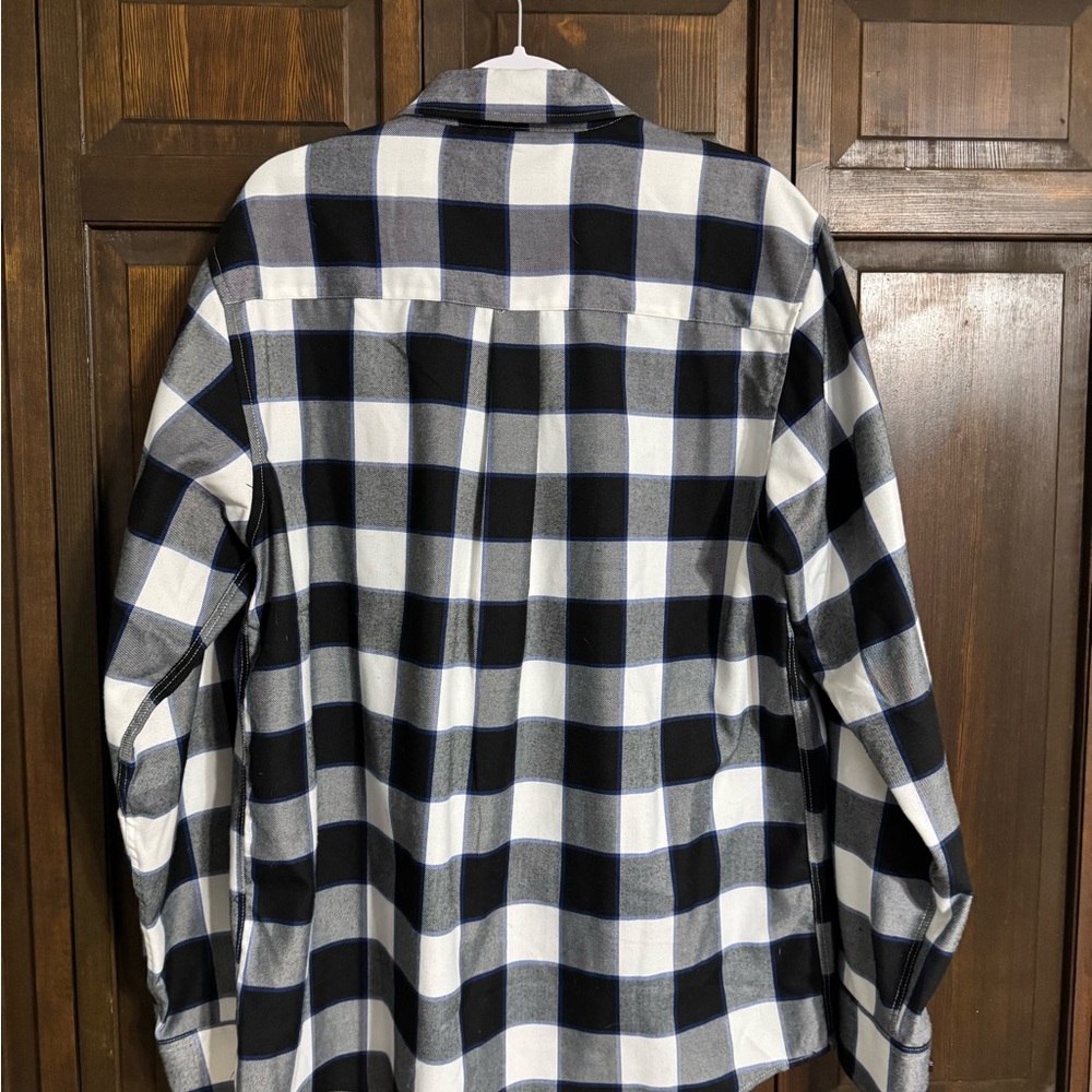 Dixxon The Strut Blue and Black Flannel Shirt - Picture 3 of 3